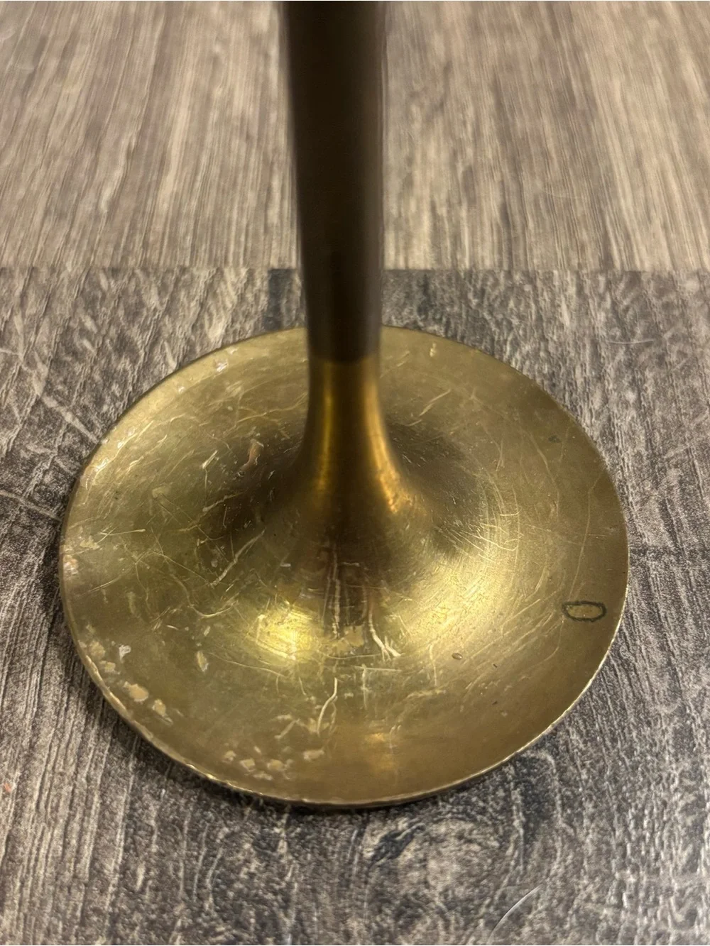 Brass Taper Candle Stick Holder 7”- Gold Finish Made in Taiwan